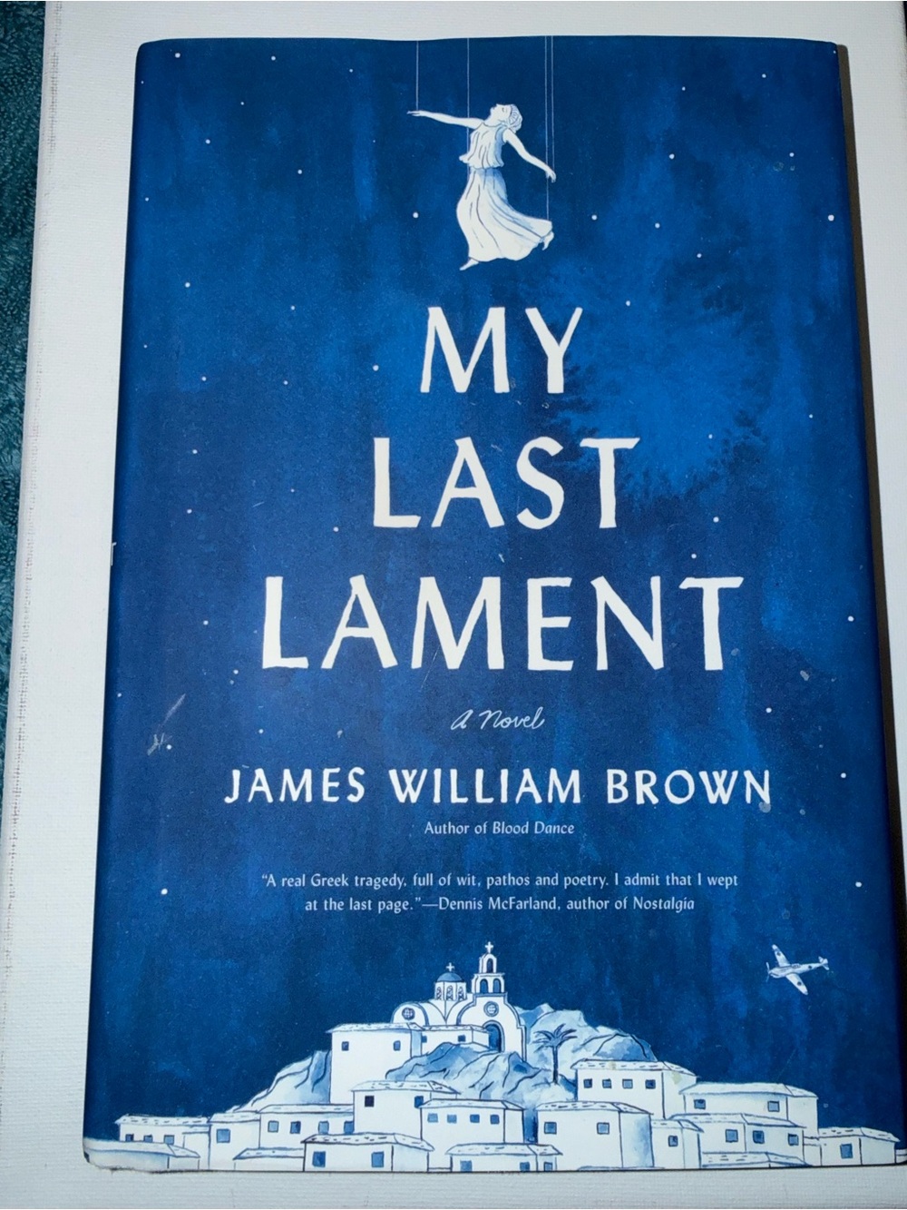 Original Penguin Blue Book Back Cover with White Text